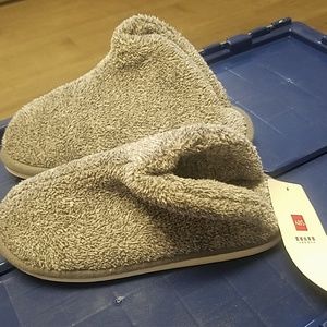 ABS slippers, grey furry!!
